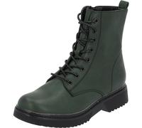 Palado Damen Stiefeletten Djerba - bequeme Boots - leicht gefütterte Stiefel für Herbst & Winter - modische Winterschuhe Grün UK5,5 - EU38