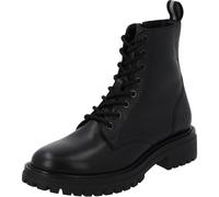 Palado Damen Stiefeletten Mileans - elegante Boots aus Rindsleder - leicht gefütterte Schnürstiefel - bequeme Ankle-Boots Schwarz UK7 - EU40