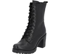 Palado Damen Stiefeletten Molat - elegante Boots aus Rindsleder - leicht gefütterte Stiefel - modische Schnürstiefel black UK4,5 - EU37