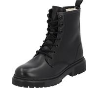 Palado Damen Stiefeletten Montecristo - elegante Boots Made in Portugal - warm gefütterte Stiefel - modische Winterstiefel Schwarz Glanz UK7 - EU40