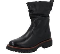Palado Damen Stiefeletten Virlee - elegante Boots aus Leder - leicht gefütterte Stiefel - modische Ankle-Boots Schwarz UK9 - EU42
