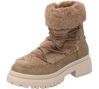Palado Damen Winterschuhe Ithaka - warm gefütterte Boots - bequeme Stiefel - robuste Stiefeletten für Herbst und Winter Beige UK6 - EU39
