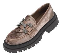 Palado Loafer Damen Cellica - elegante & modische Slipper - stylische Halbschuhe für jeden Anlass - ideal für die Übergangszeit Braun UK6 - EU39