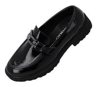 Palado Loafers Damen Mandes - elegante Halbschuhe - Slipper im zeitlosen Design - Sommerschuhe - modisch und bequem Schwarz UK4,5 - EU37