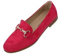 Palado Loafers Damen Sulva - elegante Halbschuhe - Slipper im zeitlosen Design - modische Sommerschuhe - für Business und Freizeit Pink UK7 - EU40