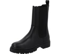 Palado Mädchen Stiefeletten Kids Yelna G - stylische Boots Made in Portugal - leicht gefütterte Stiefel - bequeme Ankle-Boots im Chelsea-Style Schwarz EU39