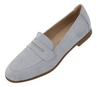 Palado Mokassins Damen Arselaus - elegante Loafer - Halbschuhe im zeitlosen Design - Sommerschuhe - modisch und bequem Hellblau UK8 - EU41