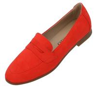 Palado Mokassins Damen Arselaus - elegante Loafer - Halbschuhe im zeitlosen Design - Sommerschuhe - modisch und bequem Rot UK7 - EU40