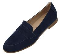 Palado Mokassins Damen Arselaus - elegante Loafer - Halbschuhe im zeitlosen Design - Sommerschuhe - modisch und bequem Dunkelblau UK7 - EU40