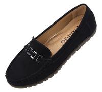 Palado Mokassins Damen Tsasina - elegante Loafer - bequeme Halbschuhe - modische Slipper Dunkelblau UK7 - EU40