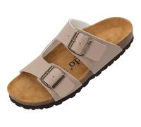 Palado Pantoletten KORMOS - Gr. 38 - Taupe - Synthetik