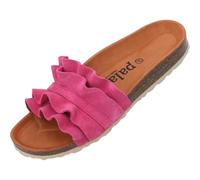 Palado Pantoletten Damen Vilnado - bequeme Sandalen Made in Spain - Hausschuhe mit Kork-Fußbett - modische Sommerschuhe Pink UK8 - EU41