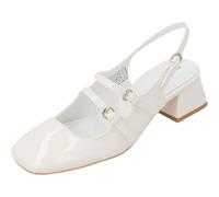 Palado Pumps Damen Guhala - Elegante Stöckelschuhe mit bequemen Blockabsatz - modische Schuhe mit Absatz - Sommerschuhe Weiß UK9 - EU42