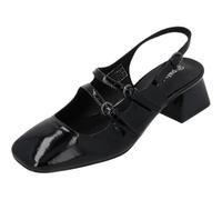 Palado Pumps Damen Guhala - Elegante Stöckelschuhe mit bequemen Blockabsatz - modische Schuhe mit Absatz - Sommerschuhe Schwarz UK5,5 - EU38