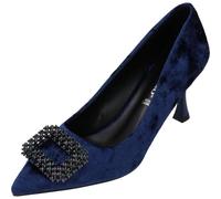 Palado Pumps Damen Tisha - Elegante Stöckelschuhe - modische Absatzschuhe Blau UK3,5 - EU36