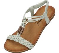 Palado Sandalen Damen Ereshi by Sila Sahin - modische Pantoletten - elegante Sommerschuhe - bequeme Sandaletten mit elastischem Riemen Mint UK5,5 - EU38