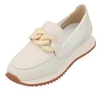 Palado Slip-On-Sneaker Damen Gilqen - modische Turnschuhe - Elegante Loafers mit Kettenapplikation - vielseitig kombinierbar Weiß UK4,5 - EU37