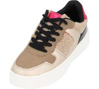 Palado Sneaker Damen Filfla - modische Freizeitschuhe für Frauen - Elegante Sportschuhe aus feinstem Stoff - Bequeme Halbschuhe - Elegante Schuhe Mehrfarbig (White/Black) UK4,5 - EU37