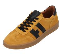 Palado Sneaker Herren Qidan - modische Turnschuhe aus Leder Made in Portugal - elegant und bequem - vielseitiger sportlicher Look Gelb UK9 - EU42