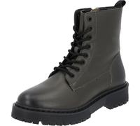 Palado Stiefeletten Damen Balenas - leichte gefütterte Winterschuhe aus hochwertigem Leder - robuste und bequeme Boots für Herbst & Winter - rutschfeste Sohle khaki UK4,5 - EU37
