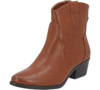 Palado Stiefeletten Damen Fosela - Cowboystiefel für Frauen - elegante Boots mit Absatz - modische und bequeme Winterstiefel - stilvolle Damenstiefel für den Winter Braun UK4,5 - EU37