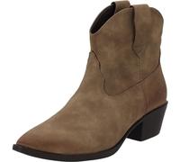 Palado Stiefeletten Damen Mirya - Cowboystiefel für Frauen - elegante Boots mit Absatz - modische Winterschuhe - stilvolle Damenstiefel Beige UK4,5 - EU37