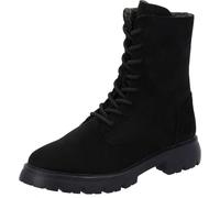 Palado Stiefeletten Damen Raira - moderne Boots - leicht gefütterte Stiefel - elegante Schürstiefel Schwarz Samt UK7 - EU40