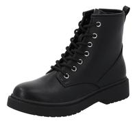 Palado Stiefeletten Damen Seliah - modische Boots - ungefütterte Stiefel für die Übergangszeit - elegante Schnürstiefel Black UK8 - EU41