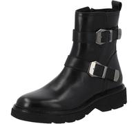 Palado Stiefeletten Damen Virnna - bequeme Boots aus Rindsleder - leicht gefütterte Stiefel - elegante Ankle-Boots Schwarz UK4,5 - EU37