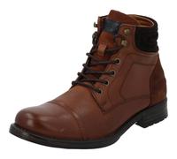 Palado Stiefeletten Herren Ferben - edle Boots Made in Portugal - ungefütterte Stiefel - elegante Schnürstiefeletten Braun UK10 - EU44