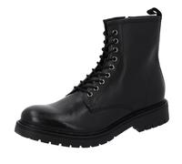 Palado Stiefeletten Herren Liakian - bequeme Boots aus Rindsleder - leicht gefütterte Stiefel - modische Ankle-Boots Schwarz Glatt UK8 - EU41