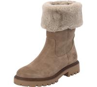 Palado Winterstiefel Damen Beilabla - warme Stiefel aus hochwertigem Rindsleder - bequeme Winterschuhe für kalte Herbst- und Wintertage Beige UK7 - EU40
