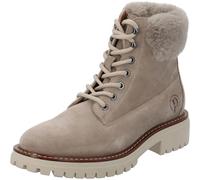 Palado Winterstiefel Damen Eamabal - robuste Boots aus Rindsleder - warm gefütterte Stiefel - modische Stiefeletten Beige UK5,5 - EU38