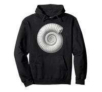Paläontology Cleoniceras Ammonit Fossil Spiral Pullover Hoodie