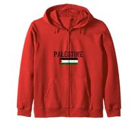 Palastine Map, Palestinian Love Illustration Graphic Design Kapuzenjacke