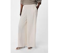 Palazzo-Hose aus Satin im Relaxed Fit beige 46
