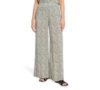 Palazzohose CARTOON "Damen mit Bindegürtel", Damen, Gr. 34, Normalgrößen, grau (cream, khaki), Obermaterial: 100% Viskose, lässig geschnitten lang, Hosen Palazzohose (83282503-34) cream, khaki