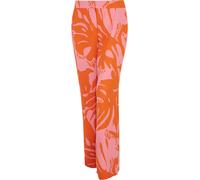 Palazzohose SPORTALM KITZBÜHEL, Damen, Gr. 44, N-Gr, pink (orange pink), Web, Obermaterial: 100% Polyester, bedruckt, gemustert, mehrfarbig, weit lang, Hosen Palazzohose, mit Tropicalprint (74210704-4