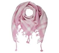 Palituch rosa weiß 100x100 cm Pali Palästinenser Arafat Tuch 100% Baumwolle