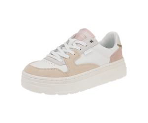 Palladium 98847-155-M Pallasphalt Lo - Damen Freizeitschuhe - Star-White-Sand für Damen, weiß, Größe 37 EU