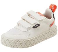 Palladium Ace Kids Lo Strap Sneaker, Star White, 35 EU