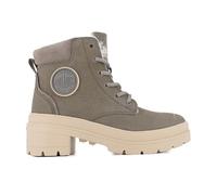 Winterboots PALLADIUM "PALLARISE NBK WL", Damen, Gr. 40, braun (rocks), Leder, sportlich, Schuhe, Winterschuhe, Schnürboots, Winterstiefel, wasserabweisend & gefüttert (77047610-40) rocks