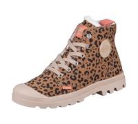 Winterboots PALLADIUM "PAMPA HI ZIP WL LEO", Damen, Gr. 42, dear braun, schwarz, Leder, Schuhe, Winterschuhe, Schnürboots, Winterstiefel, wasserabweisend & gefüttert (19605212-42) dear braun, schwarz