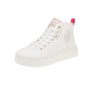 Palladium Pallasphalt Mid CVS Star für Damen, weiß, Gr. 39 EU