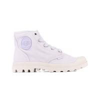 Palladium Pampa Hi Boot für Damen, veganes Segeltuch, Schnürstiefel, Milk Galaxy, 41.5 EU