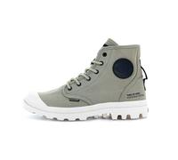 Schnürboots PALLADIUM "PAMPA HI HTG SUPPLY" Gr. 37, beige (dune) Schuhe Schnürboots Schnürstiefeletten aus Textil (40656161-37) dune