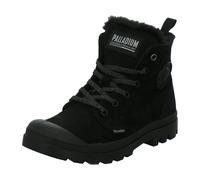Winterboots PALLADIUM "PAMPA HI ZIP WL W", Damen, Gr. 41,5, schwarz, Leder, Schuhe Winterboots, Winterschuhe, Schnürboots, Winterstiefel, Snowboots, gefüttert (86923309-41,5) schwarz