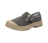 Palladium Pampa Mary Jane 94475-339 vetiver Baumwolle Washed für Damen, grau, Größe 42 EU