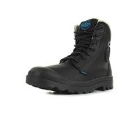 Palladium Pampa Sport Shearling Waterproof, Unisex-Erwachsene, Klassische Stiefel, Schwarz (Black), 45 EU