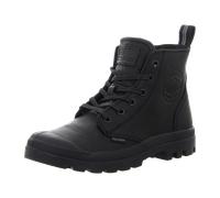 Schnürboots PALLADIUM "PAMPA ZIP LTH ESS", Damen, Gr. 38, schwarz, Leder, Schuhe Schnürboots, Winterschuhe, Winterboots, Schnürstiefel, Winterstiefel Reißverschluss (94411059-38) schwarz
